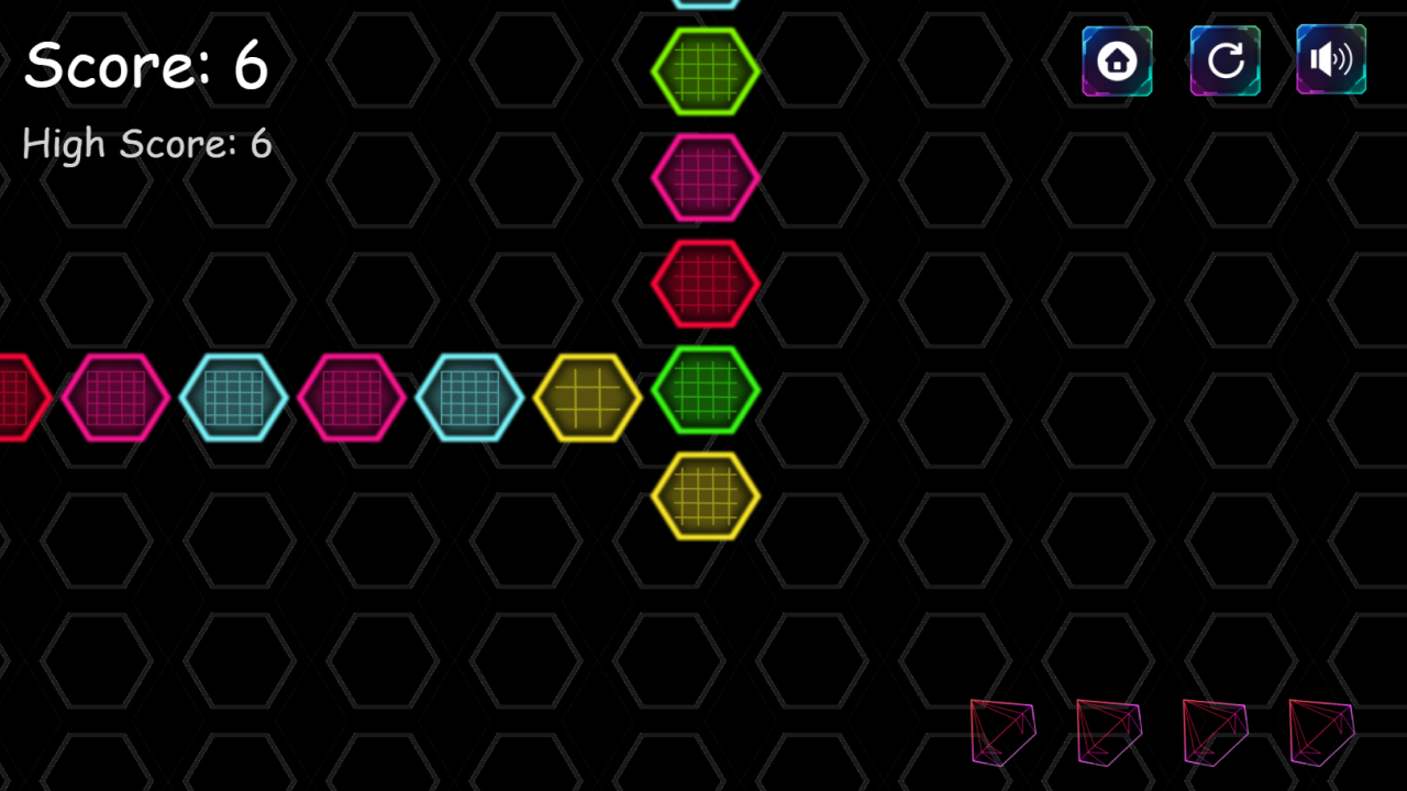 Hexa Match - Construct 3 Game (HTML5, AdMob, C3P)